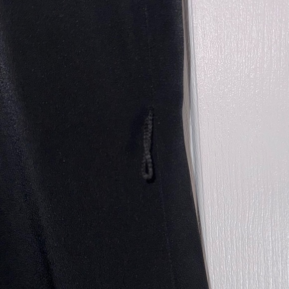 The Limited, Black and Beige Maxi Dress, ties around neck, 21 inch side splits S - Picture 14 of 16